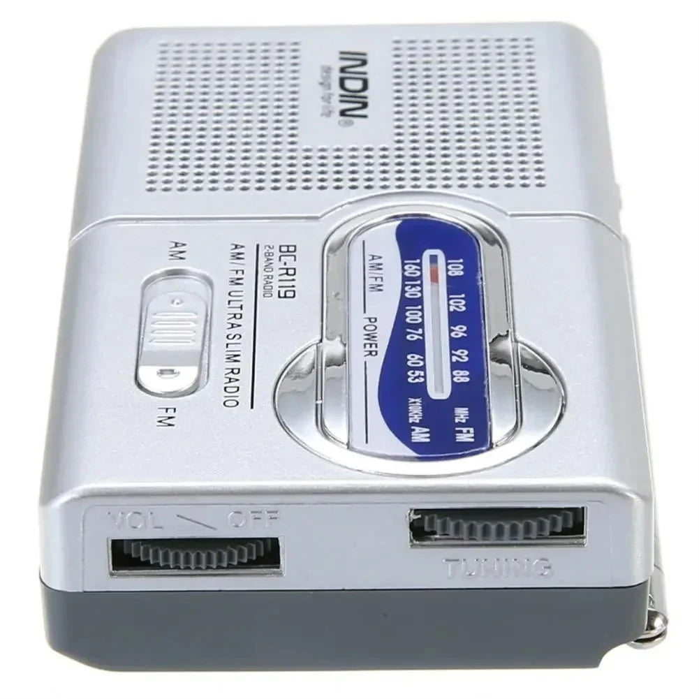 BC-R119 AM/FM Battery Operated Portable Radio – Best Reception, Long-Lasting for Emergency, Hurricane, Running & Home Use