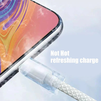 Nylon Braided USB-C Fast Charging CarPlay Cable for iPhone 15/15 Pro/15 Pro Max/15 Plus