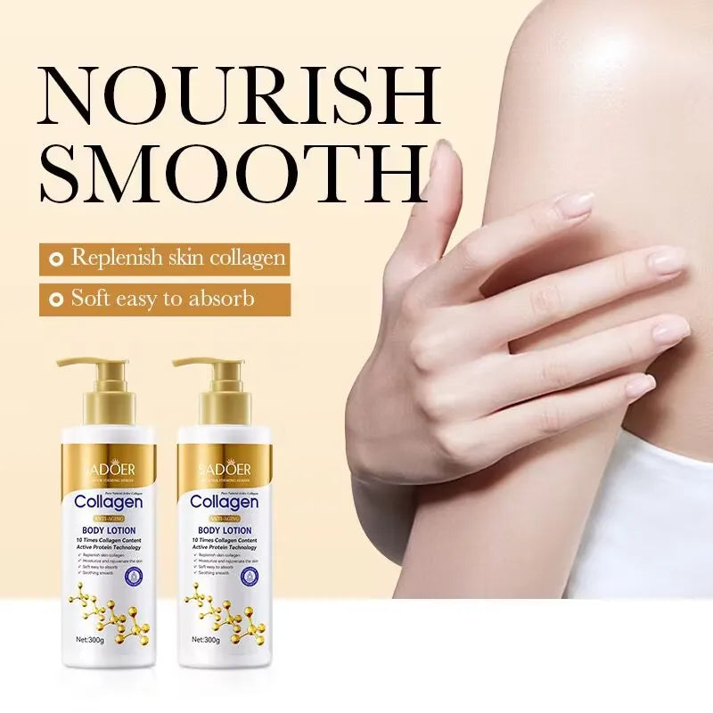 Collagen Milk Whitening Cream – Moisturizing Face & Body Lotion for Skin Lightening and Brightening