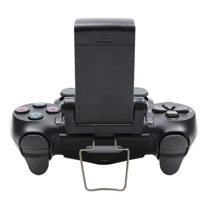 PS4 Mobile Cell Phone Stand: Controller Mount Hand Grip for PlayStation 4 Gamepad - Compatible with Samsung S9 S8, Phone Clip Holder