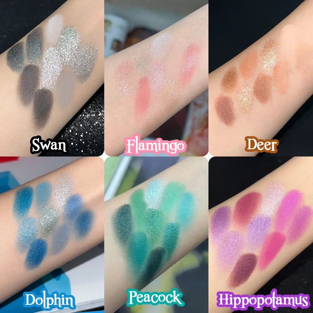 9-Grid Eyeshadow Palette – Glitter, Pearlescent, Matte, Shimmer Long-Lasting Eye Makeup for Women