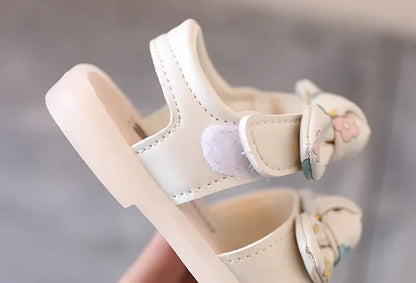Summer Baby Girl Sandals - Cute Bow Soft Sole First Walker Princess Shoes