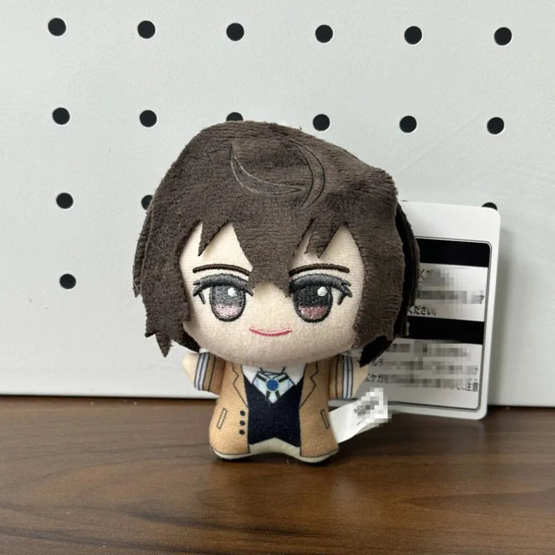 10cm BSD Dazai Osamu Plush Keychain – Nakahara Chuuya, Nakajima Atsushi & Edogawa Rampo Mini Doll Toy Gift