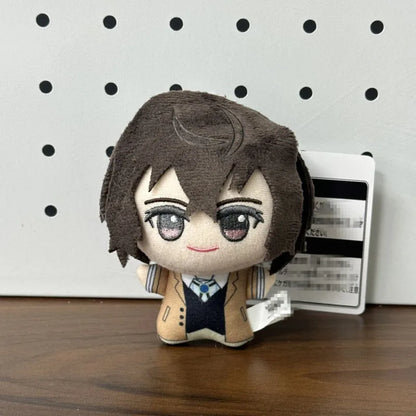 10cm BSD Dazai Osamu Plush Keychain – Nakahara Chuuya, Nakajima Atsushi & Edogawa Rampo Mini Doll Toy Gift