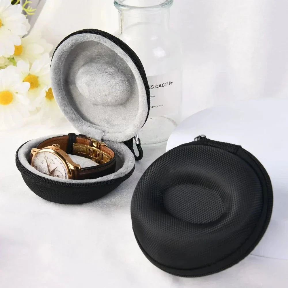 Portable EVA Watch Travel Case – Waterproof Organizer for Smartwatches & Watch Storage with Zippered Closure
