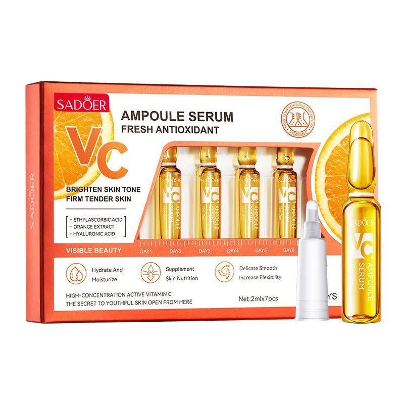 Vitamin C Face Serum – Whitening, Dark Spot & Freckle Removal, Hyaluronic Pore Minimizer & Anti-Aging Essence