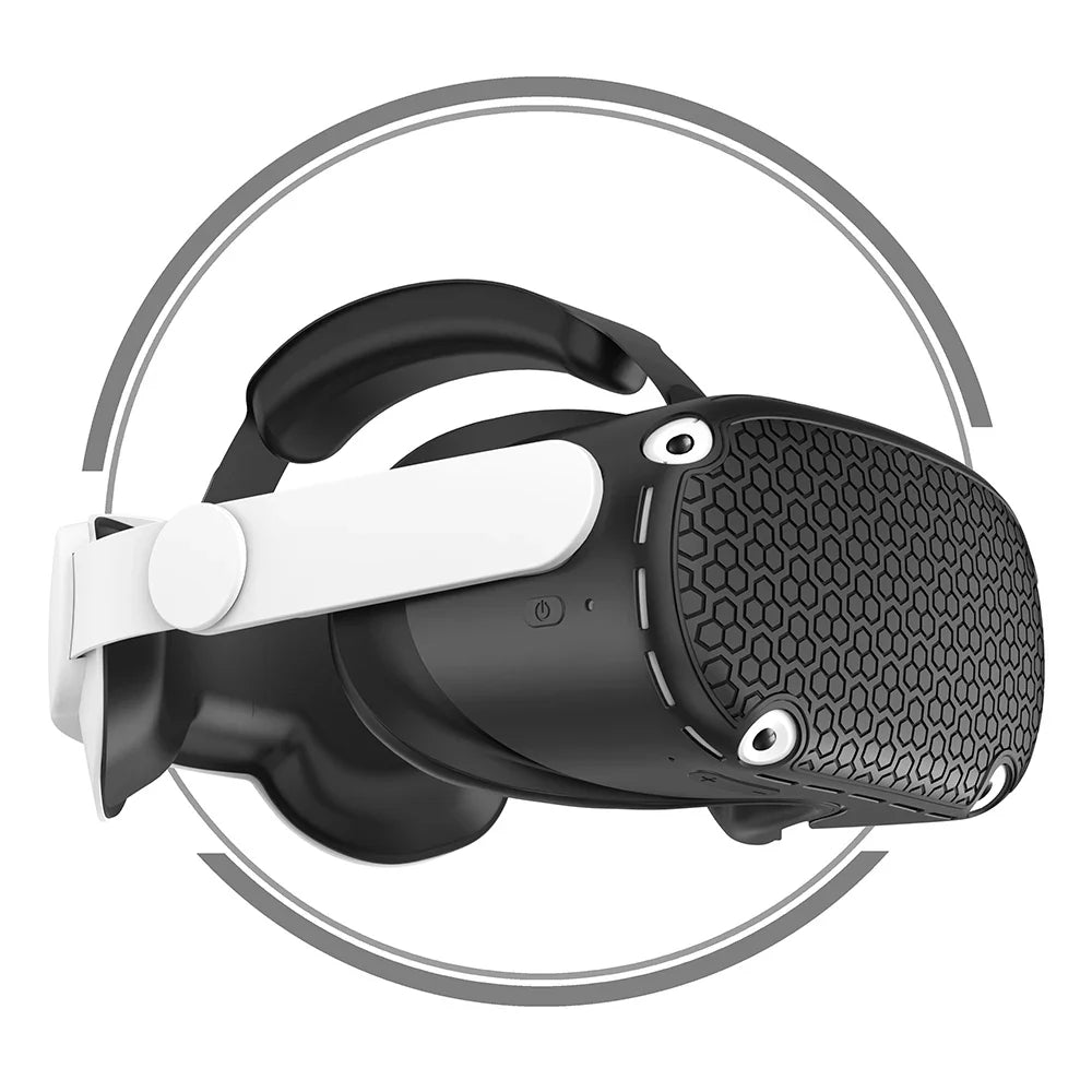 Silicone VR Protective Cover - Full Protection Shell Case Compatible with Quest 2 Accessories