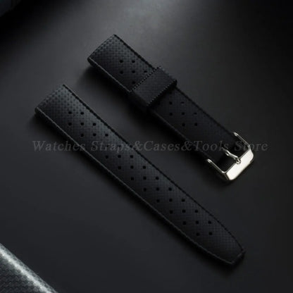 Premium Tropic Silicone Watch Strap – 20mm & 22mm Quick Release Waterproof Rubber Bracelet for Seiko, Oris & Omega