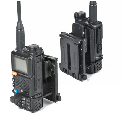 Tactical Police Radio Holster – Heavy Duty Walkie Talkie Holder with Duty Belt Clip for Law Enforcement & Security Use