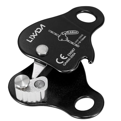 Climbing Ascender Belay Device – Arborist Rope Protection Grip for 8-13MM Outdoor Mountain Climbing Rigging