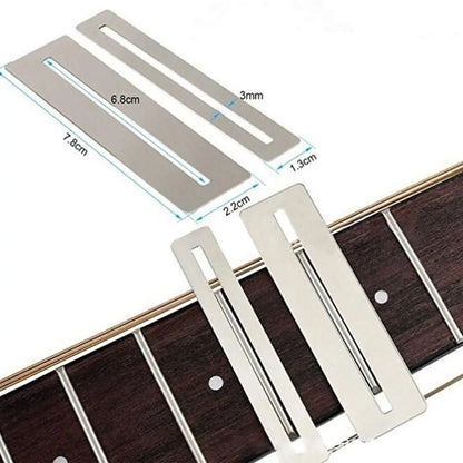 1/2/3Pcs Guitar Fret Sanding Protector Kit - Radian Polishing Finger Plate Tool for Guitar & Bass Repair