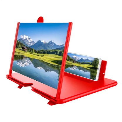 3D HD Phone Screen Magnifier – Tabletop Cell Phone Enlarger for Video Watching, Movie Night, Home & Travel