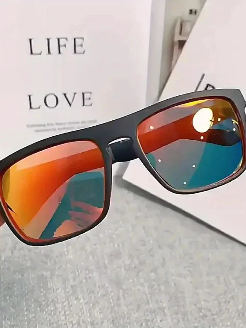 3PCS Polarized Square Sunglasses – Fashionable Outdoor Sports, Travel, Driving & Party Glasses for Men & Women