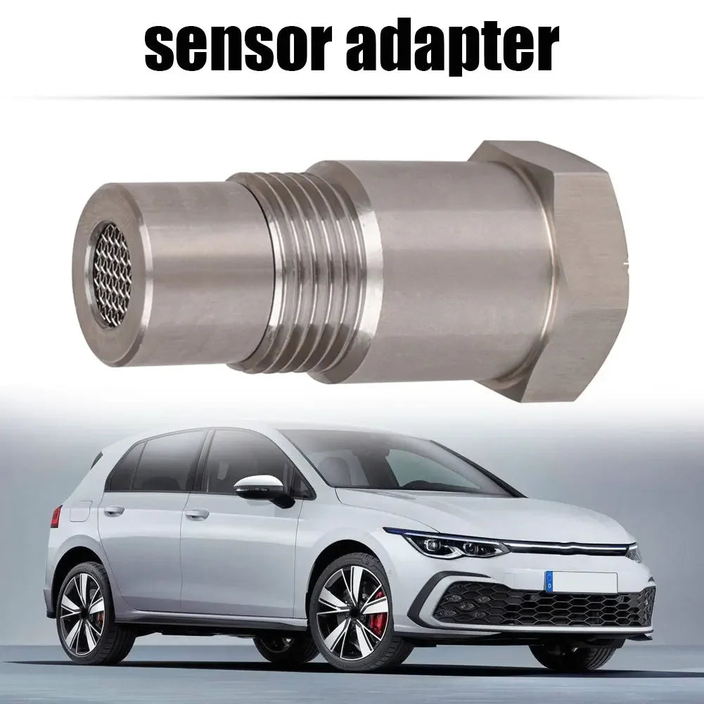 30-1PCS O2 Oxygen Sensor Spacer – M18X1.5 Extender Adapter & CEL Eliminator, Mini Catalytic Converter