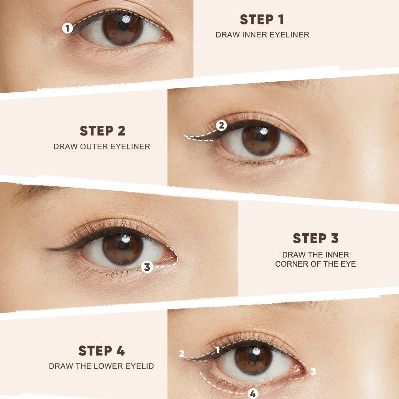 Judydoll Machete Precise Triangle Gel Eyeliner Pen – Easy Draw for Novice Makeup