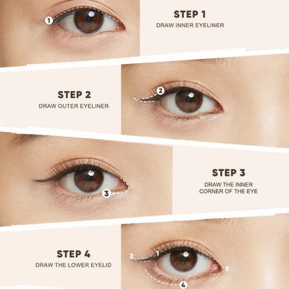Judydoll Machete Precise Triangle Gel Eyeliner Pen – Easy Draw for Novice Makeup