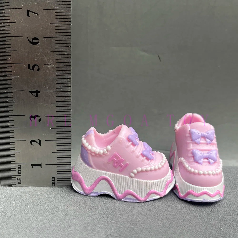 28cm Rainbow Big Sister Doll Shoes – Multi-Style Accessories for Girls, DIY Gift Toys