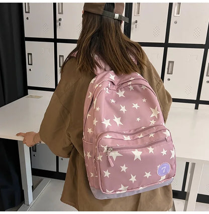 Star Laptop Backpack 17 Inch | Cute Travel & College Bag for Women, Men, Students, Back to School Bookbag