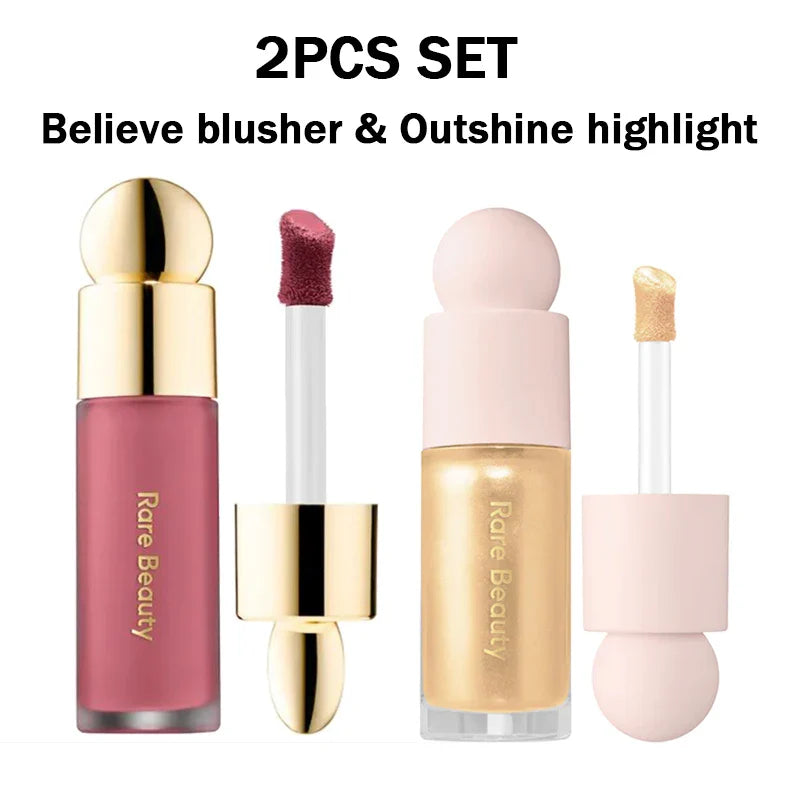 Rare Beauty Soft Pinch Liquid Blush – Long-Lasting Silky Smooth Buildable Flush Makeup, Seamless Matte Dewy Finish Cheek Color