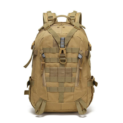 40L Tactical Reflective Backpack – Molle Camouflage Rucksack for Outdoor Hiking, Camping, Hunting & Travel