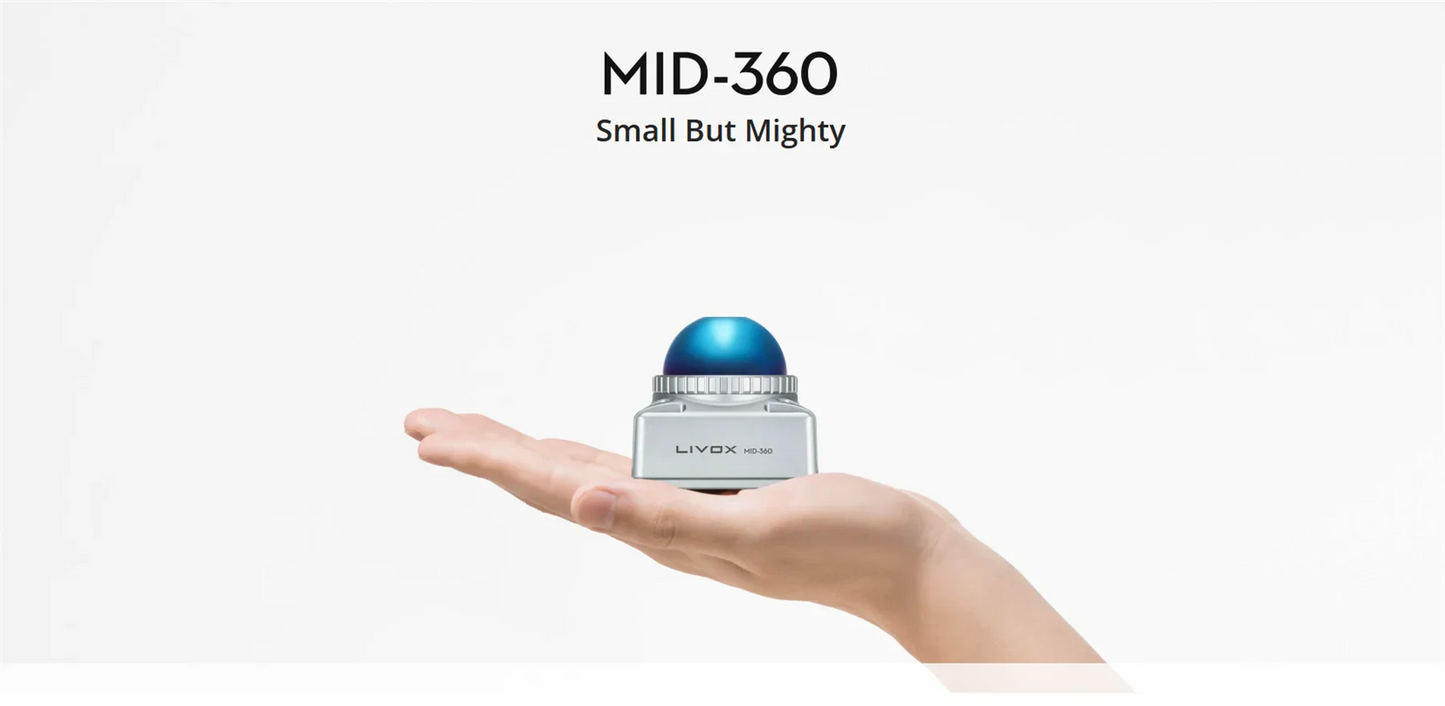 Livox Mid-360 3D LiDAR – 360° Omnidirectional Laser Detection & Ranging Device with Ultra-Large Field of View