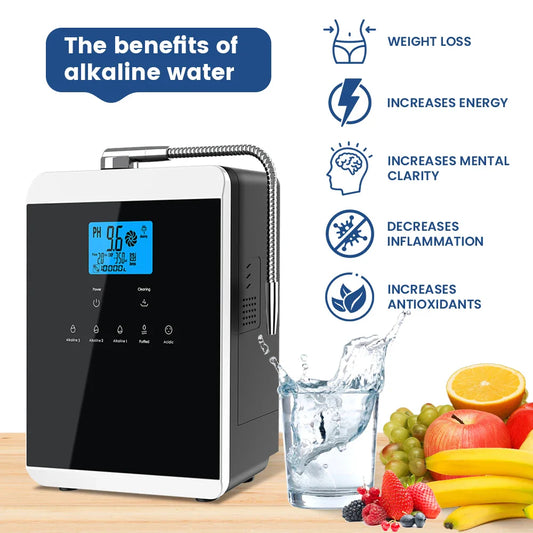 11-Plate Platinum Alkaline Water Ionizer Machine — Household PH 4.5~10.5 Acid & Alkaline Water Generator