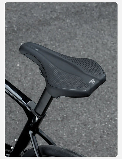 WEST BIKING Bicycle Saddle — Comfortable Hollow PU Leather Bike Seat | Wear-Resistant Road Cycling Cushion