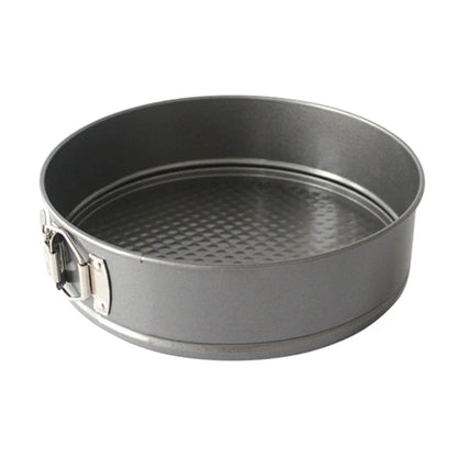 Springform Cake Pan – Carbon Steel Non-Stick Leakproof Baking Pan with Removable Bottom – Round Mold for Home Kitchen and Bakery