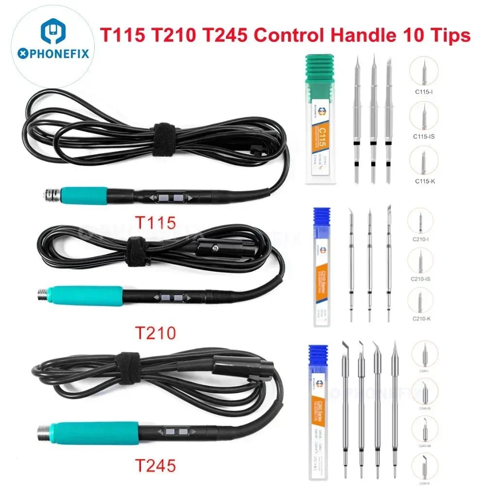 Sugon Soldering Handle — Compatible with T245/T210/T12/T115 for JBC, Aifen, A9PRO Welding Stations