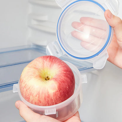 Fruit & Apple Preservation Box with Lid - Sealed Household Storage for Onion, Microwave Rice Heating Box