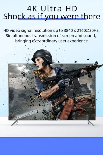 150M Wireless Video Transmitter & Receiver – HDMI-Compatible Extender, TV Stick, Screen Mirror Adapter for PC, DVD, TV & Projector