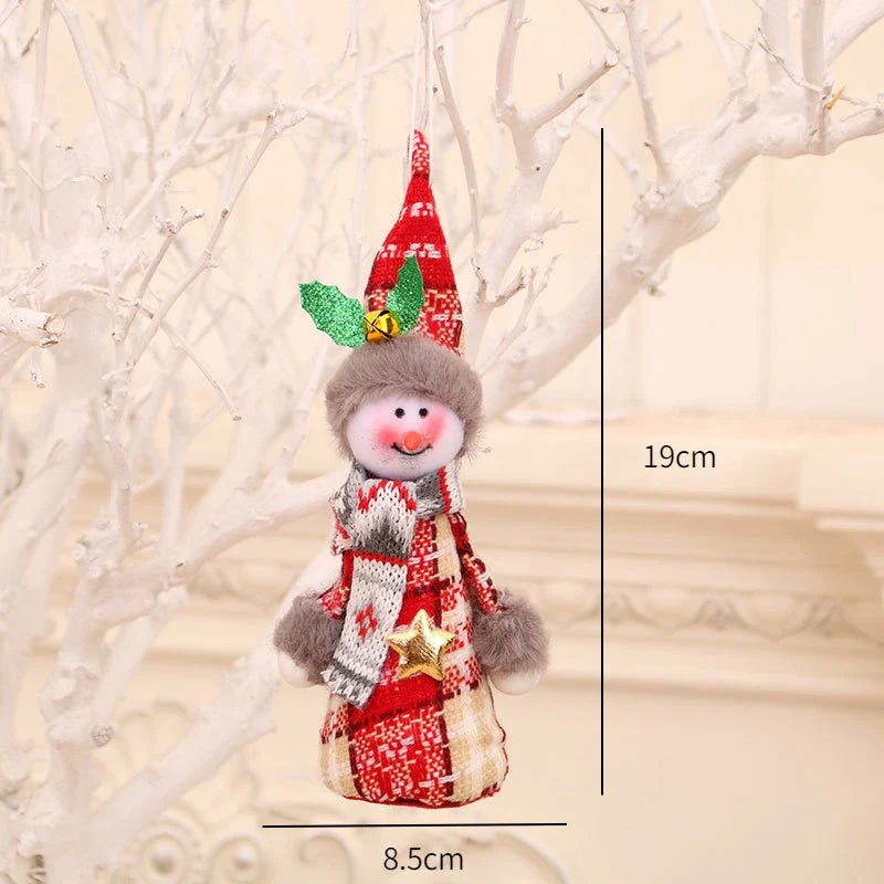 Red Star Christmas Tree Ornament – DIY Xmas Pendant New Year Party Gift Home Decor Noel Navidad