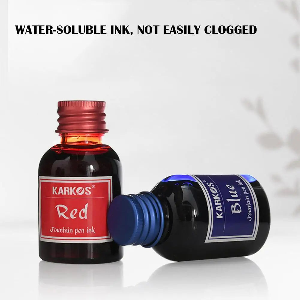 20/30ml Fountain Pen Ink – High-Quality Pure Color Ink for Calligraphy, Writing, and School Stationery