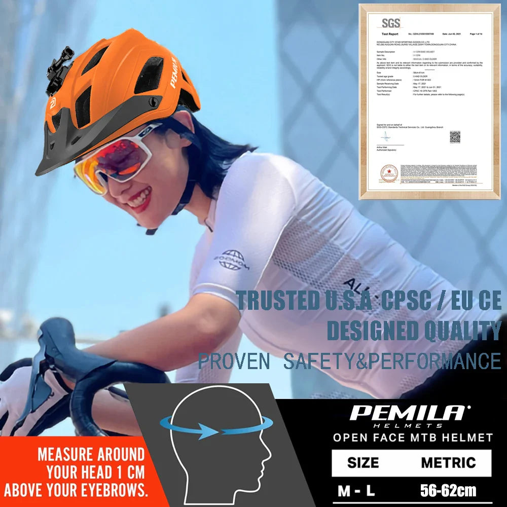 Ultralight Cycling Helmet for Road & MTB, Integrally-Molded Bike Safety Cap, Racing Bicycle Gear for Men & Women