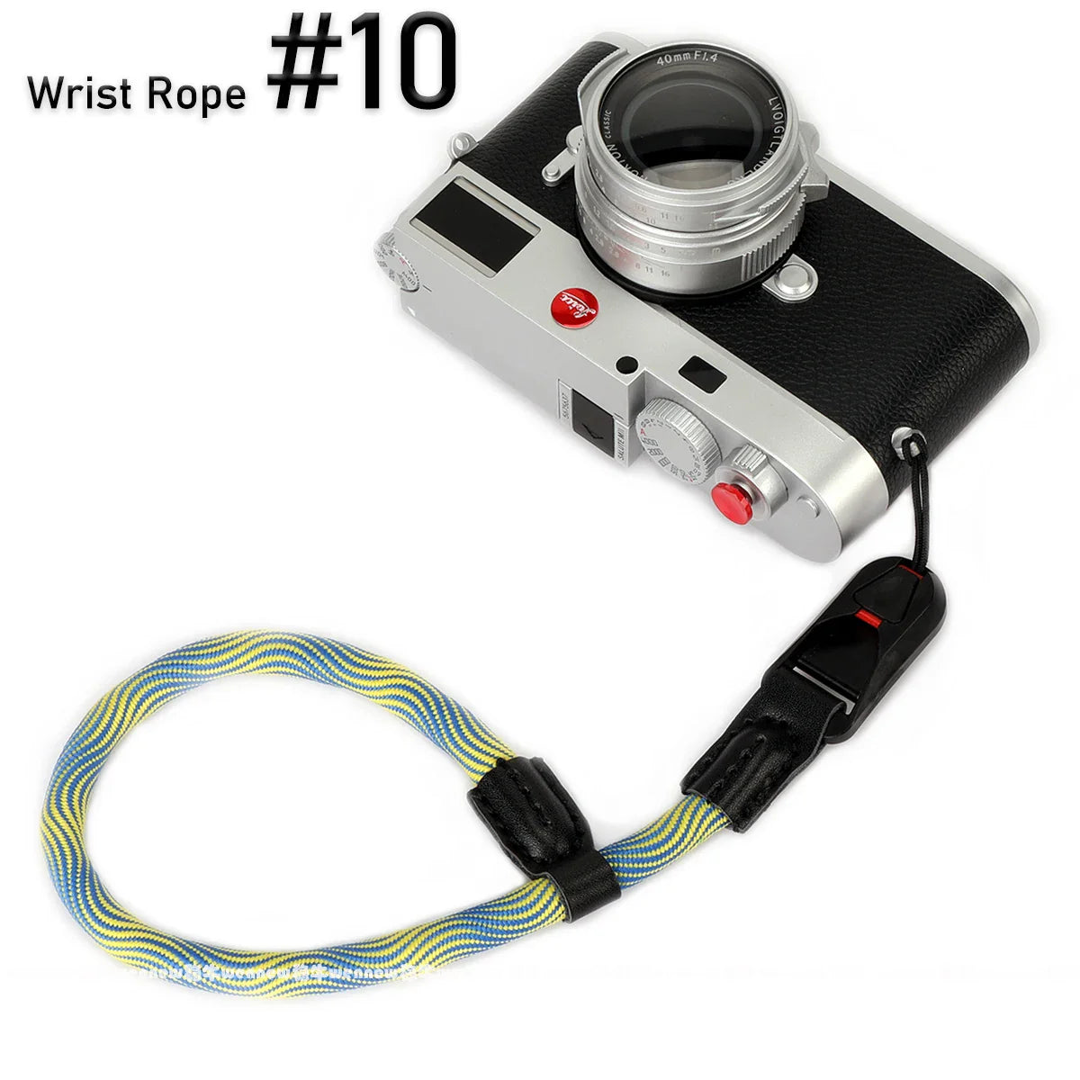 Nylon Rope Sling Quick Release Camera Strap – Wrist & Neck Shoulder Strap for Fujifilm, Sony, Nikon, Canon & Leica Mirrorless Cameras
