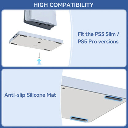 PS5 Pro & Slim Cooling Station — Multifunctional Controller Charging Stand with Headphone Holder