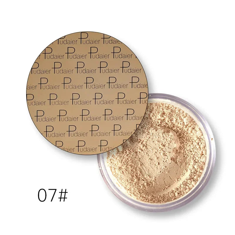 Matte Loose Setting Powder – Oil-Control Mineral Face Concealer, Long-Lasting Bronzer & Contour for Dark Skin