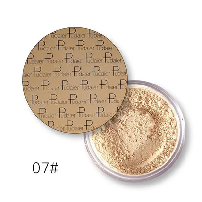 Matte Loose Setting Powder – Oil-Control Mineral Face Concealer, Long-Lasting Bronzer & Contour for Dark Skin