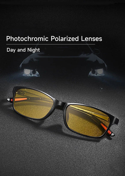 Photochromic Polarized Sunglasses — Day & Night Ultra-Light Driving Sunglasses for Men and Women