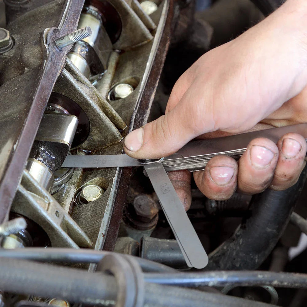 32PCS Stainless Steel Feeler Gauge Set – Portable Durable Gap Gauge with Multiple Specifications for Precision Measurement