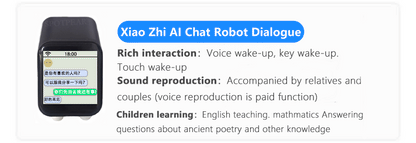 DeepSeek XiaoZhi AI Chat Robot - ESP32-S3 1.54" LCD Development Board with WiFi, Weather Station & Clock Display