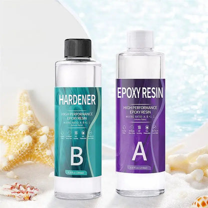 1:1 AB Resin Epoxy Glue – High Adhesive Crystal Hardener for DIY Resin Jewelry Making, 100-1000g
