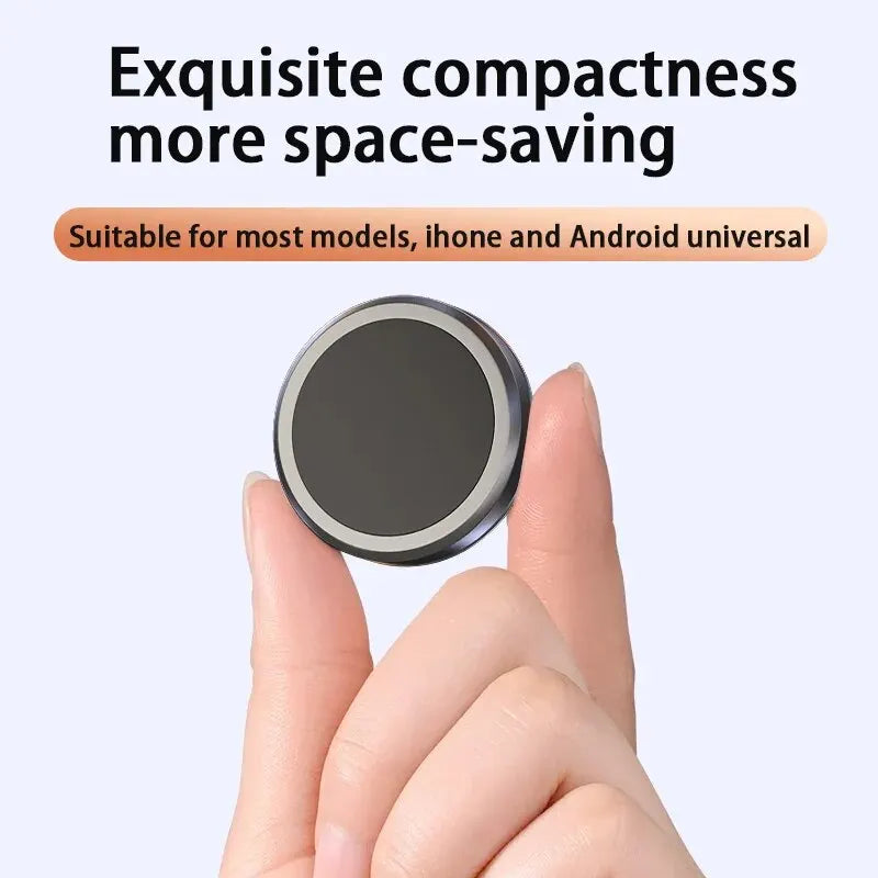 Gravity-Defying Magnetic Car Phone Holder Mount - Secure Suction Support Bracket for All Phones, GPS - No Gravity, No Worries!
