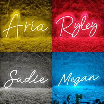 Custom Neon LED Name Light — Personalized Kids & Teenage Wall Sign for Bedroom Decor Gift
