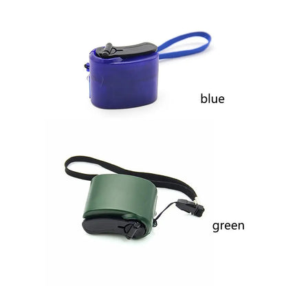 Portable Hand Crank Power Bank - Dynamo Emergency Charger for Phones and Outdoor Use