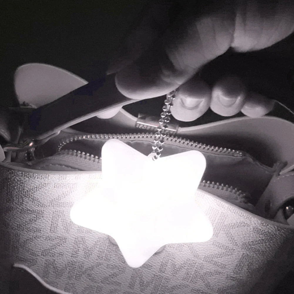 1/2/3PCS Purse Heart LED Light – Motion Activated Handbag Lamp, Heart Shaped Purse Charm for Women