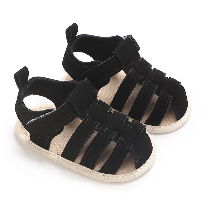 Infant Boy Pre-Walker Sandals - Breathable Soft Sole Casual Walking Shoes for 0–1 Year