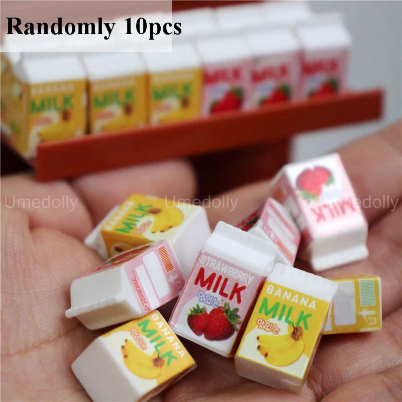 1/6 Scale Miniature Supermarket Food & Drinks – Dollhouse Store Decor Accessories for Blythe, BJD & 1/6 Dolls
