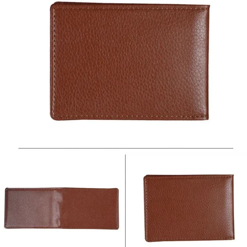 PU Leather Driver License Holder — Car Document Wallet for ID, Pass, Certificate, and Card Storage