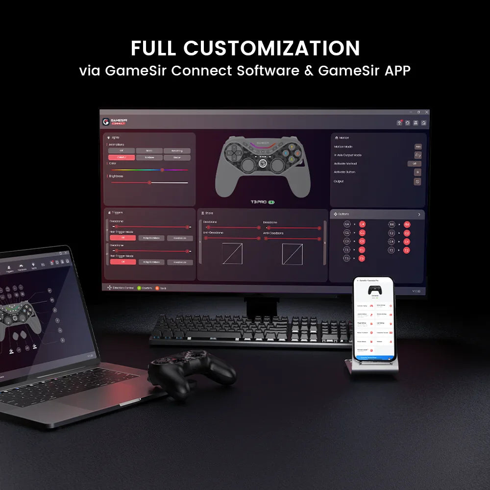 GameSir Tarantula Pro Switch Controller | Hall Effect Gamepad with 9 Programmable Buttons for Nintendo Switch, iPhone & Android